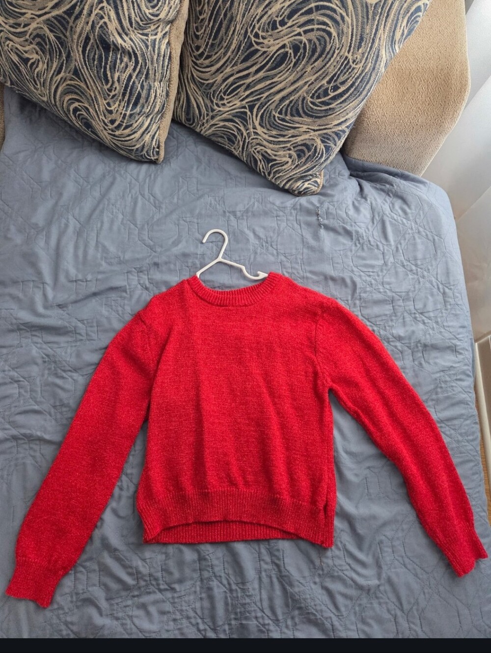 Red Girl's Crewneck Sweater
